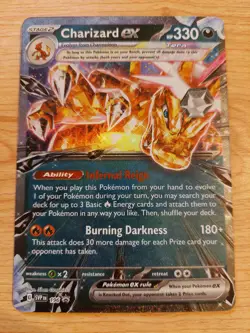 Charizard ex - 196 (Scarlet & Violet Promo Cards) - Near Mint NM - Promo - Image 1