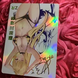Marin Kitagawa My Dress-Up Darling Goddess ZR Portrait Waifu Holo Card - Image 3