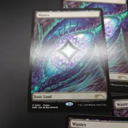 MTG Dragon's Eye Wastes 10x Promo Land Tarkir Dragonstorm - Image 2