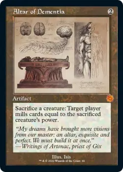 Altar of Dementia (Schematic) - Foil NM MTG The Brothers' War: Retro Frame Ar... - Image 1