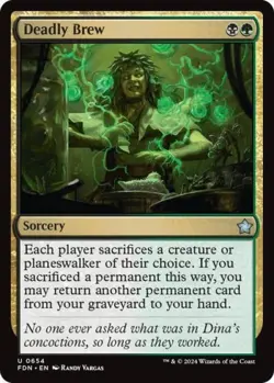 Deadly Brew - Near Mint MTG Foundations - Image 1