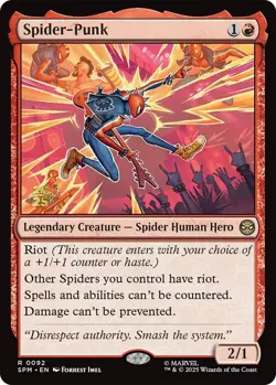 NM Magic Spider-Punk [PRE-92] EN Foil Rare - Image 1