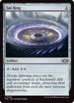 🧙Sol Ring U 0106 TDM TDC Tarkir Dragonstorm MTG - Image 1