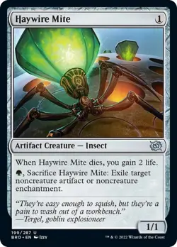Haywire Mite - Foil NM MTG The Brothers' War - Image 1