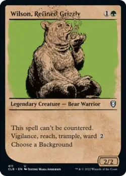Wilson, Refined Grizzly (Showcase) [CLB - 411] Uncommon NM Commander Legends:... - Image 1