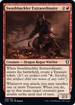Swashbuckler Extraordinaire [CLB - 198] Uncommon NM Commander Legends: Battle... - Image 1