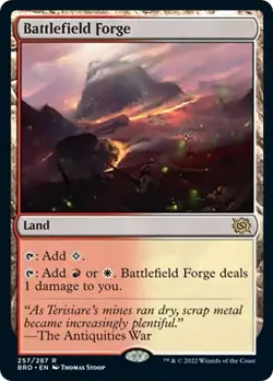 Battlefield Forge - Foil NM MTG The Brothers' War - Image 1