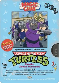 Shredder, Criminal Mastermind - Higure, the Still Wind [SLD] NM Foil MTG Magi... - Image 1