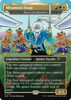 Miyamoto Usagi - Baylen, the Haymaker [SLD] NM Foil MTG Magic the Gathering - Image 1