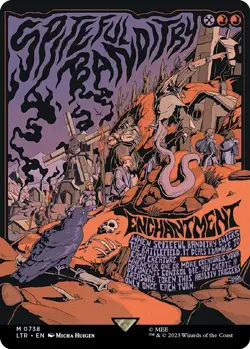 Spiteful Banditry (Borderless Poster) [LTR] NM MTG Magic the Gathering - Image 1