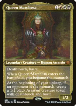 Queen Marchesa (Foil Etched) Commander Legends Foil NM - Image 1