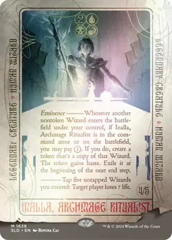 Inalla, Archmage Ritualist (Rainbow Foil) [SLD] NM MTG Magic the Gathering - Image 1