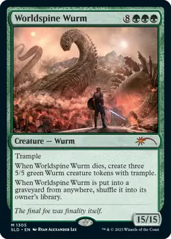 Worldspine Wurm [SLD] NM MTG Magic the Gathering - Image 1
