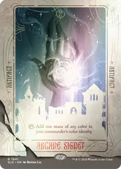Arcane Signet (Rainbow Foil) [SLD] NM MTG Magic the Gathering - Image 1