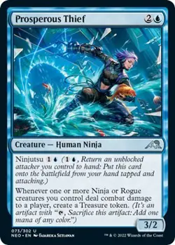 Prosperous Thief - 73 - NM - Kamigawa: Neon Dynasty - Image 1