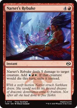 Narset's Rebuke [TDM - 114] LP Common EN - Image 1