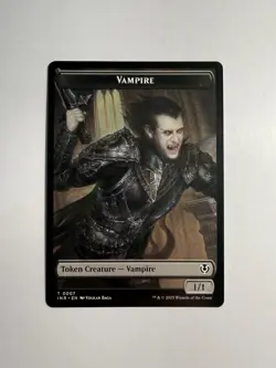 Vampire/ Vampire Double-Sided Token 7/8 MTG Innistrad Remastered - Image 1