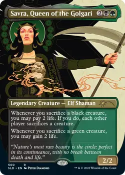 Savra, Queen of the Golgari [SLD] NM Foil MTG Magic the Gathering - Image 1