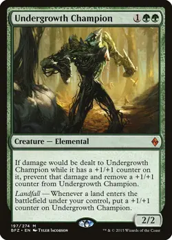 Undergrowth Champion [BFZ - 197] LP Mythic EN - Image 1