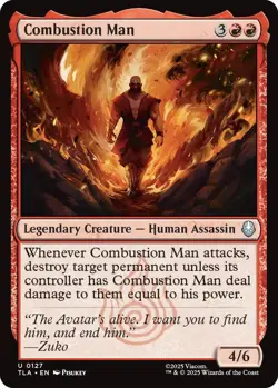 Combustion Man TLA 127 MTG Avatar: The Last Airbender Uncommon Normal EN NM - Image 1