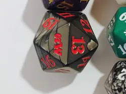 OVERSIZED D20 SPINDOWN Die Lot of 8 Magic the Gathering MTG Dice Lot X4 Mint - Image 3