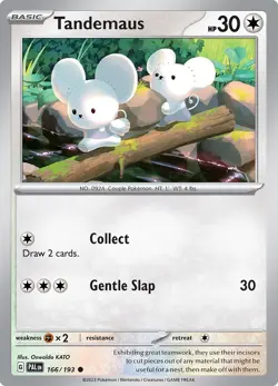 Pokemon Tandemaus - 166/193 166/193 SV02: Paldea Evolved - Image 1
