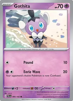Pokemon Gothita 090/193 SV02: Paldea Evolved - Image 1