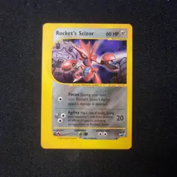 Rocket’s Scizor #4 Best Of Promo Winner Stamped Pokemon TCG NM - Image 1