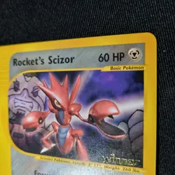 Rocket’s Scizor #4 Best Of Promo Winner Stamped Pokemon TCG NM - Image 4