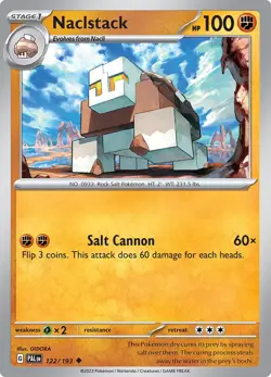 Pokemon Naclstack 122/193 SV02: Paldea Evolved - Image 1