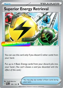 Pokemon Superior Energy Retrieval - 189/193 189/193 SV02: Paldea Evolved Reve... - Image 1