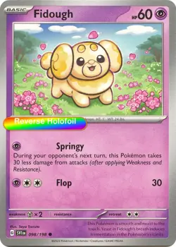 Pokemon Fidough - 098/198 098/198 SV01: Scarlet & Violet Base Set Reverse Hol... - Image 1