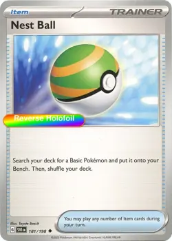 Pokemon Nest Ball - 181/198 181/198 SV01: Scarlet & Violet Base Set Reverse H... - Image 1