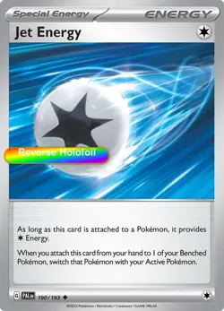 Pokemon Jet Energy 190/193 SV02: Paldea Evolved Reverse Holofoil - Image 1