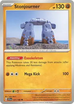 Pokemon Stonjourner 121/198 SV01: Scarlet & Violet Base Set - Image 1