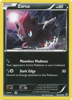 Zorua (89) (89/162) Common NM BKT XY - BREAKthrough Pokemon TCG - Image 1