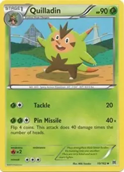 Quilladin (10/162) Uncommon NM BKT XY - BREAKthrough Pokemon TCG - Image 1