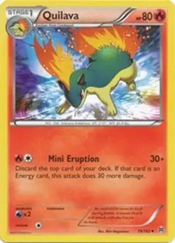 Quilava (19/162) Uncommon NM BKT XY - BREAKthrough Pokemon TCG - Image 1