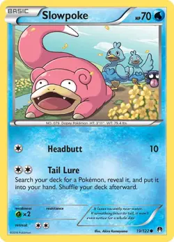 Slowpoke (19/122) Common MP BKP XY - BREAKpoint Pokemon TCG - Image 1