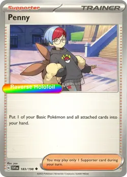 Pokemon Penny - 183/198 183/198 SV01: Scarlet & Violet Base Set Reverse Holofoil - Image 1