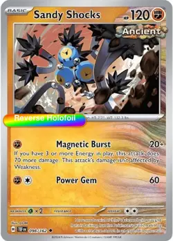 Pokemon Sandy Shocks 098/162 SV05: Temporal Forces Reverse Holofoil - Image 1