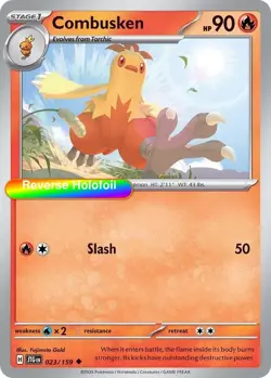 Pokemon Combusken 023/159 SV09: Journey Together Reverse Holofoil - Image 1