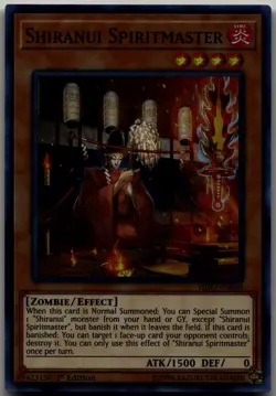Shiranui Spiritmaster Super Rare Hidden Summoners HISU-EN048 LP - Image 1