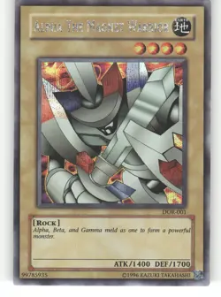 Alpha the Magnet Warrior [DOR - DOR-001] - Unlimited - Secret Rare - Image 1