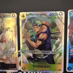 One Piece TCG Super Rare Foil Lot Nami Zoro Sabo Brook Rebecca Koby OP15 EB04 SR - Image 3
