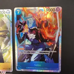 One Piece TCG Super Rare Foil Lot Nami Zoro Sabo Brook Rebecca Koby OP15 EB04 SR - Image 4