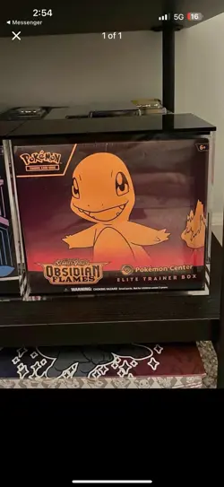 Obsidian Flames Pokemon Center ETB Elite Trainer Box Sealed With Case - Image 1