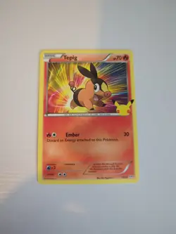 Tepig 13/25 McDonalds 25th Anniversary Promo Pokemon Card Non Holo - Image 1