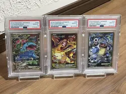Pokemon Card Venusaur Charizard Blastoise EX CP6 20th Anniversary PSA 10 Set JP - Image 1