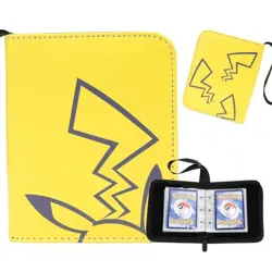 Card Book Holder Mini Binder Album Pokemon 1-pockets 80 Trading TCG Card Case - Image 1